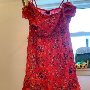 Rue21 Red Floral Mini Dress
